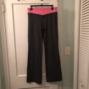 Gray and pink Victoria’s Secret stretch pants